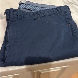 Lightly Used Peter Millar Dark Blue Chinos Size 42
